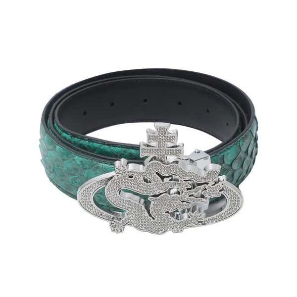 ozma x DragonTown - PYTHON DIAMANTE BELT 001