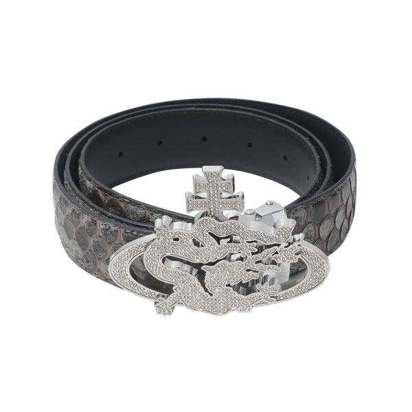 ozma x DragonTown - PYTHON DIAMANTE BELT 011