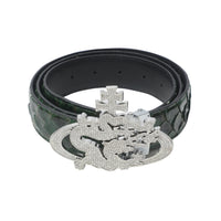 ozma x DragonTown - PYTHON DIAMANTE BELT 013