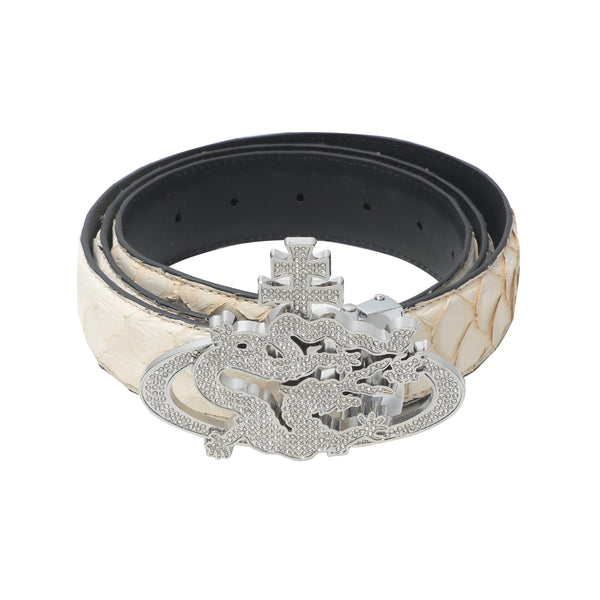 ozma x DragonTown - PYTHON DIAMANTE BELT 015