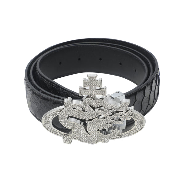ozma x DragonTown - PYTHON DIAMANTE BELT 016