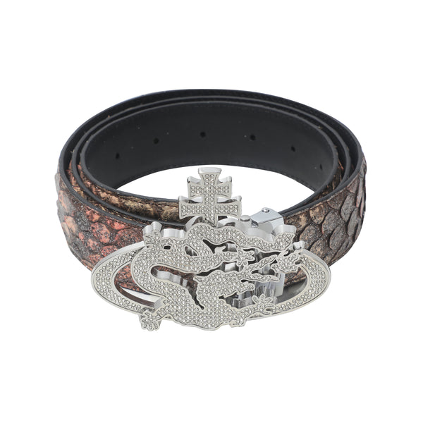 ozma x DragonTown - PYTHON DIAMANTE BELT 017