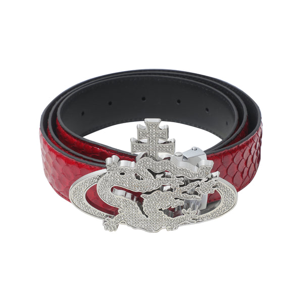 ozma x DragonTown - PYTHON DIAMANTE BELT 019