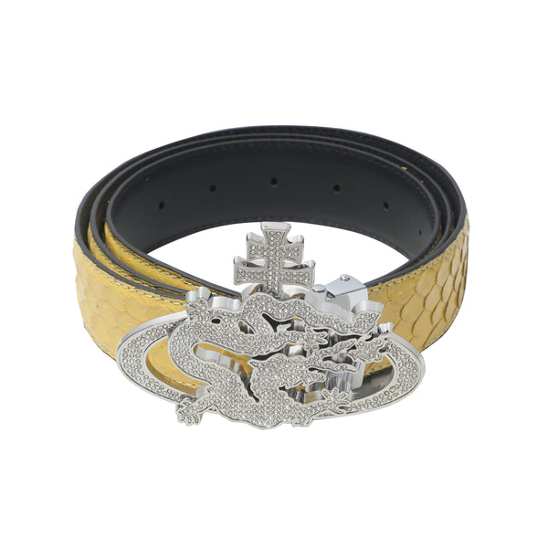 ozma x DragonTown - PYTHON DIAMANTE BELT 020