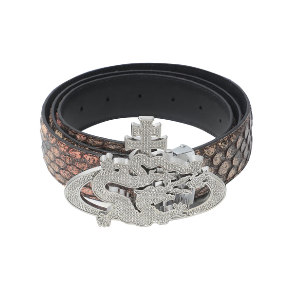ozma x DragonTown - PYTHON DIAMANTE BELT 021