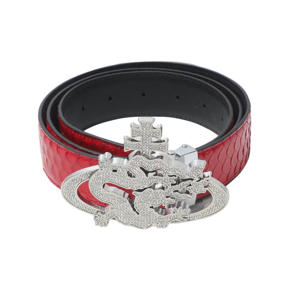 ozma x DragonTown - PYTHON DIAMANTE BELT 022