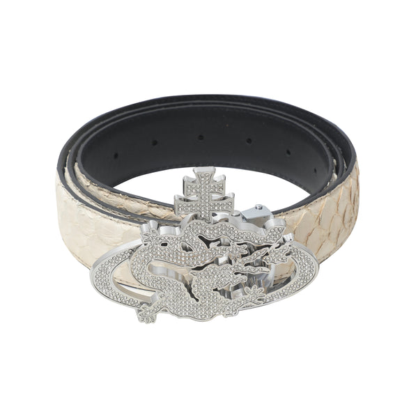 ozma x DragonTown - PYTHON DIAMANTE BELT 025