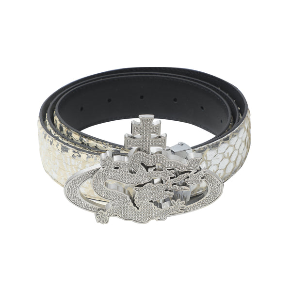 ozma x DragonTown - PYTHON DIAMANTE BELT 027