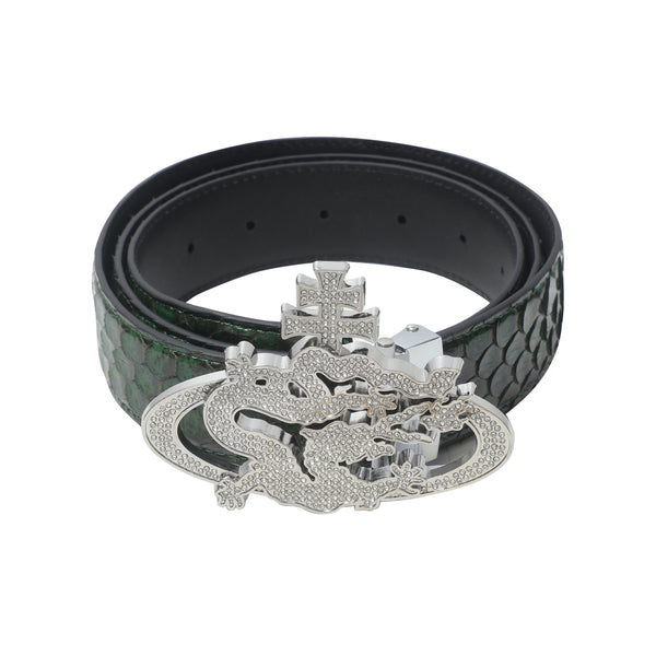 ozma x DragonTown - PYTHON DIAMANTE BELT 028