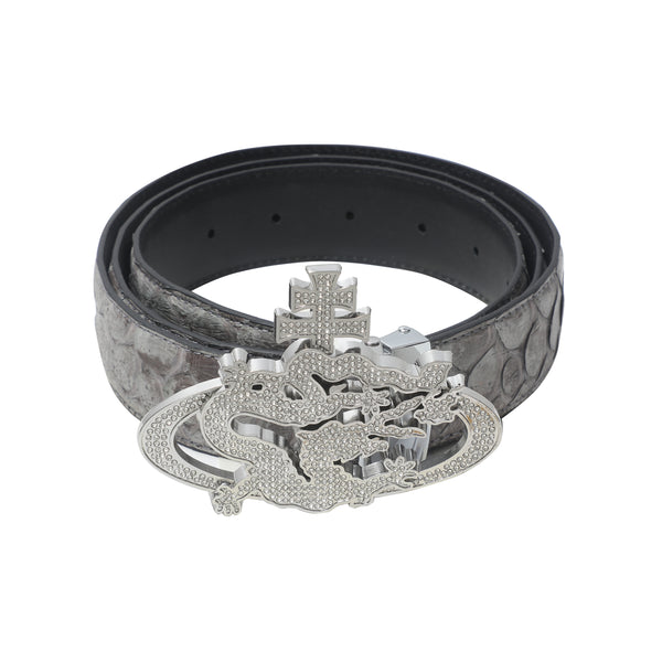 ozma x DragonTown - PYTHON DIAMANTE BELT 029