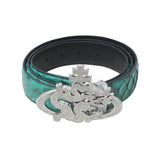 ozma x DragonTown - PYTHON DIAMANTE BELT 030