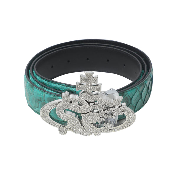 ozma x DragonTown - PYTHON DIAMANTE BELT 030