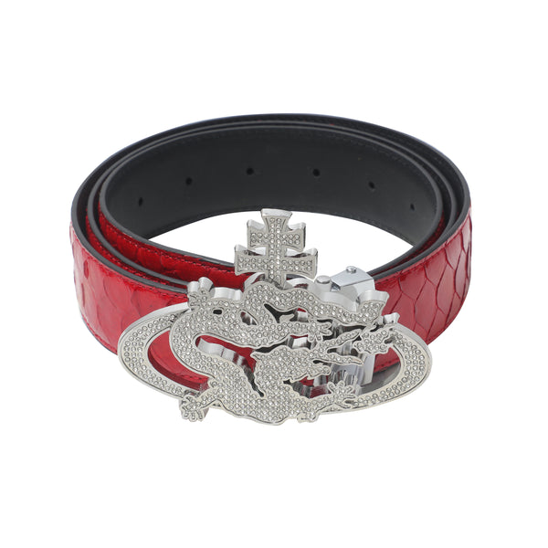 ozma x DragonTown - PYTHON DIAMANTE BELT 031