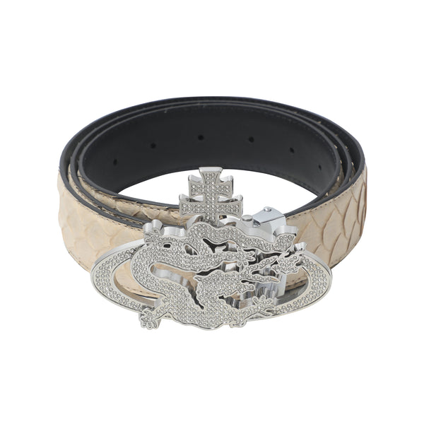 ozma x DragonTown - PYTHON DIAMANTE BELT 032