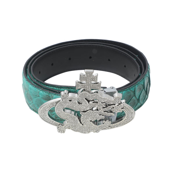 ozma x DragonTown - PYTHON DIAMANTE BELT 033