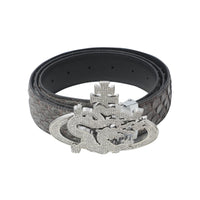 ozma x DragonTown - PYTHON DIAMANTE BELT 036
