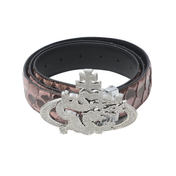 ozma x DragonTown - PYTHON DIAMANTE BELT 038