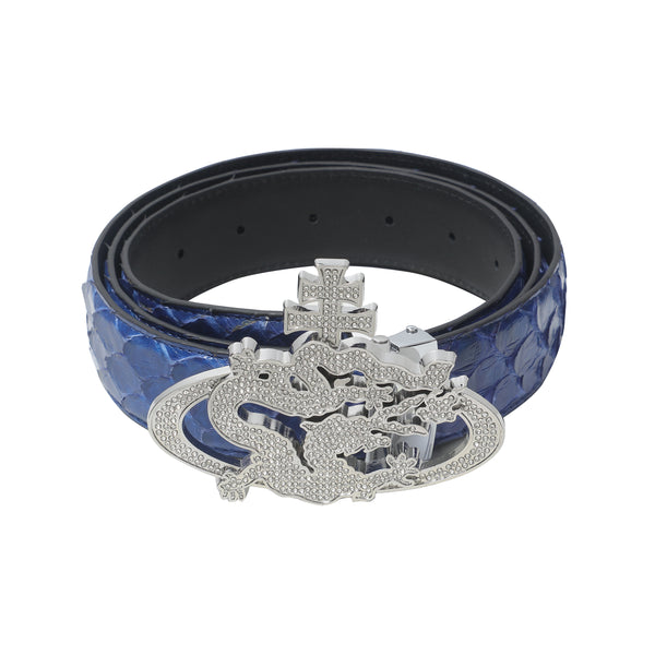 ozma x DragonTown - PYTHON DIAMANTE BELT 039