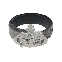 ozma x DragonTown - PYTHON DIAMANTE BELT 040