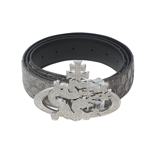 ozma x DragonTown - PYTHON DIAMANTE BELT 040