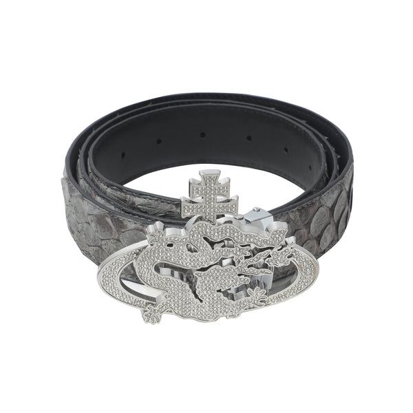 ozma x DragonTown - PYTHON DIAMANTE BELT 042
