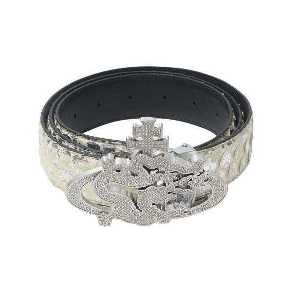 ozma x DragonTown - PYTHON DIAMANTE BELT 043