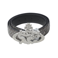 ozma x DragonTown - PYTHON DIAMANTE BELT 044