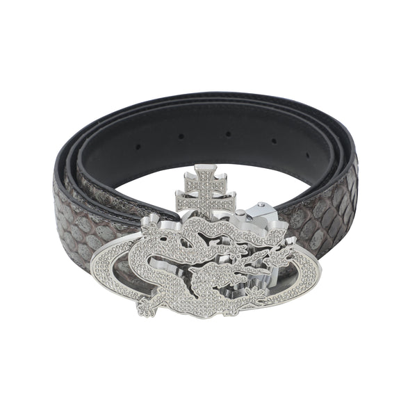 ozma x DragonTown - PYTHON DIAMANTE BELT 044