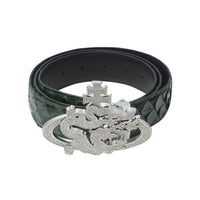 ozma x DragonTown - PYTHON DIAMANTE BELT 046