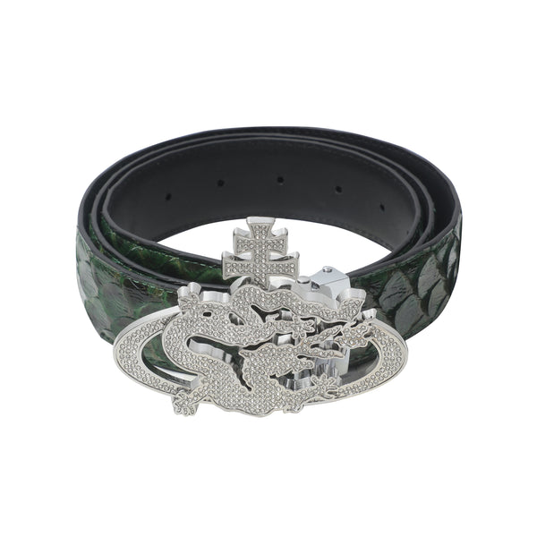 ozma x DragonTown - PYTHON DIAMANTE BELT 046