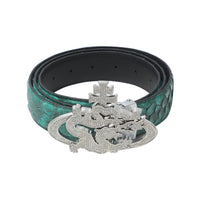 ozma x DragonTown - PYTHON DIAMANTE BELT 051