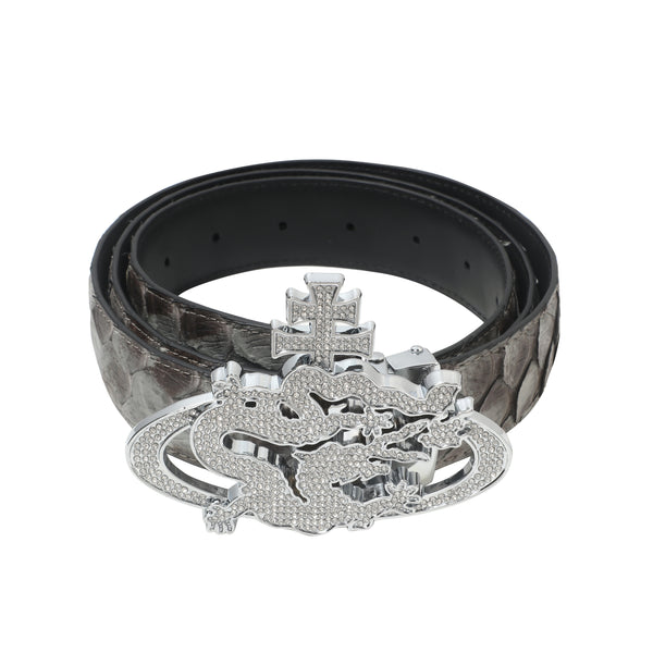 ozma x DragonTown - PYTHON DIAMANTE BELT 063