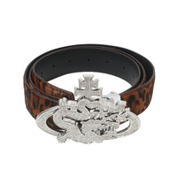 ozma x DragonTown - LEOPARD DIAMANTE BELT 072