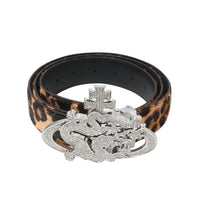 ozma x DragonTown - LEOPARD DIAMANTE BELT 074