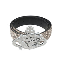 ozma x DragonTown - PYTHON DIAMANTE BELT 086