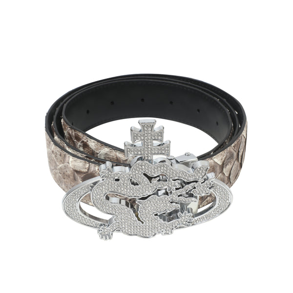 ozma x DragonTown - PYTHON DIAMANTE BELT 089