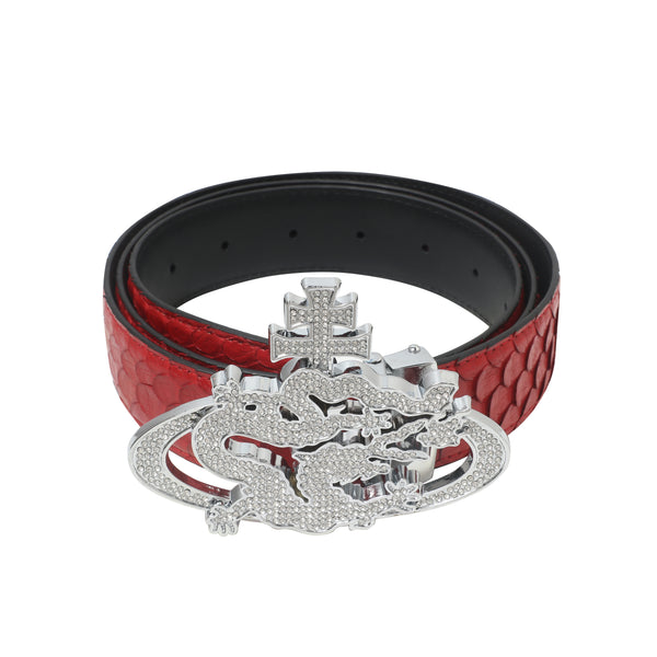 ozma x DragonTown - PYTHON DIAMANTE BELT 093