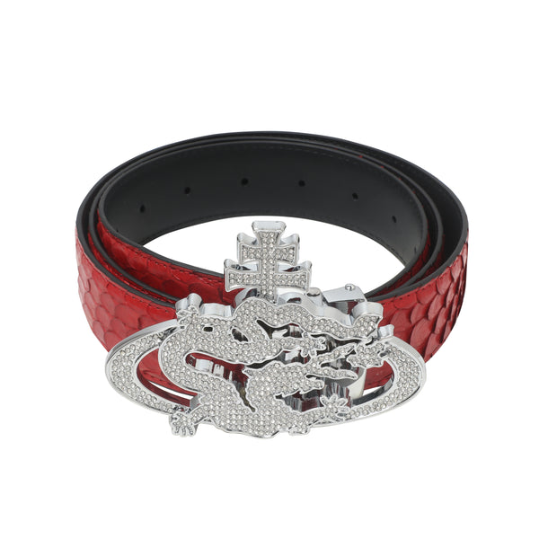 ozma x DragonTown - PYTHON DIAMANTE BELT 099