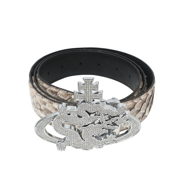 ozma x DragonTown - PYTHON DIAMANTE BELT 101