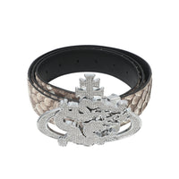 ozma x DragonTown - PYTHON DIAMANTE BELT 105