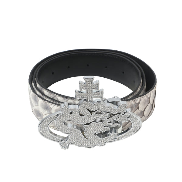 ozma x DragonTown - PYTHON DIAMANTE BELT 106