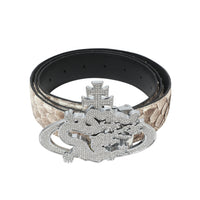 ozma x DragonTown - PYTHON DIAMANTE BELT 107