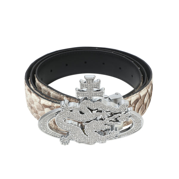 ozma x DragonTown - PYTHON DIAMANTE BELT 109