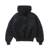 "DT2 x DragonTown" - D.T 血幅 Blood Chit Jacket  (Alpha MA-1 modified) (Black)