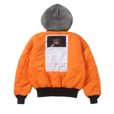 "DT2 x DragonTown" - D.T 血幅 Blood Chit Jacket  (Alpha MA-1 modified) (Black)