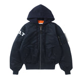 "DT2 x DragonTown" - D.T 血幅 Blood Chit Jacket (Alpha MA-1 modified) (Navy)
