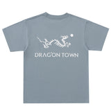 "DragonTown" - D.T/eryx  T-Shirt - Blue (Summer '26)