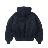 "DT2 x DragonTown" - D.T 血幅 Blood Chit Jacket (Alpha MA-1 modified) (Navy)