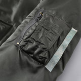 "DragonTown" - Security Bomber Jacket (Alpha MA-1 modified) (Liquid Green) Limited Edition
