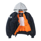 "DT2 x DragonTown" - D.T 血幅 Blood Chit Jacket (Alpha MA-1 modified) (Navy)